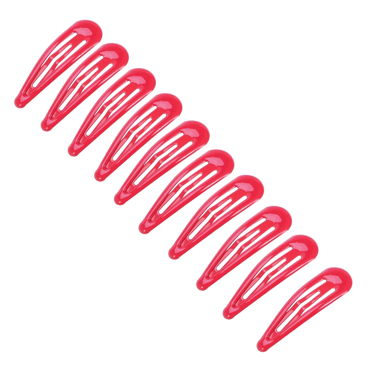 

50Pcs Kids Hair Pins Metal Epoxy Colorful Barrettes for Girls Toddlers Teens School Daily Wear Party Red Girls Hair Clips
