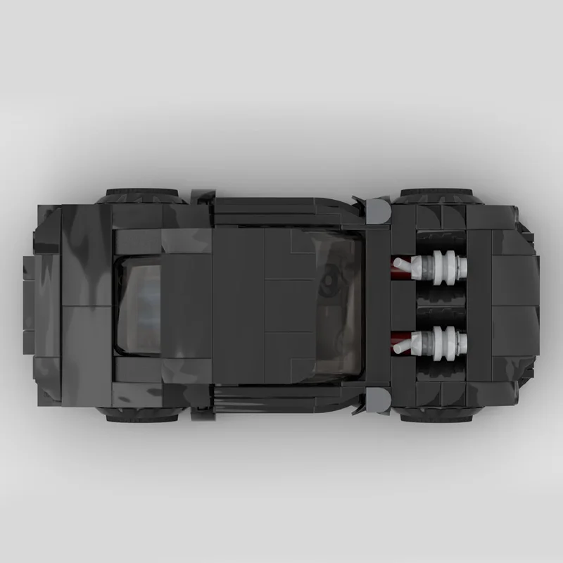 307 PCS Speed Hypercar 1965 Mustang Custom Blackstang MOC Customize Modular Building Block Popular Simple DIY Assembly Toy Gift