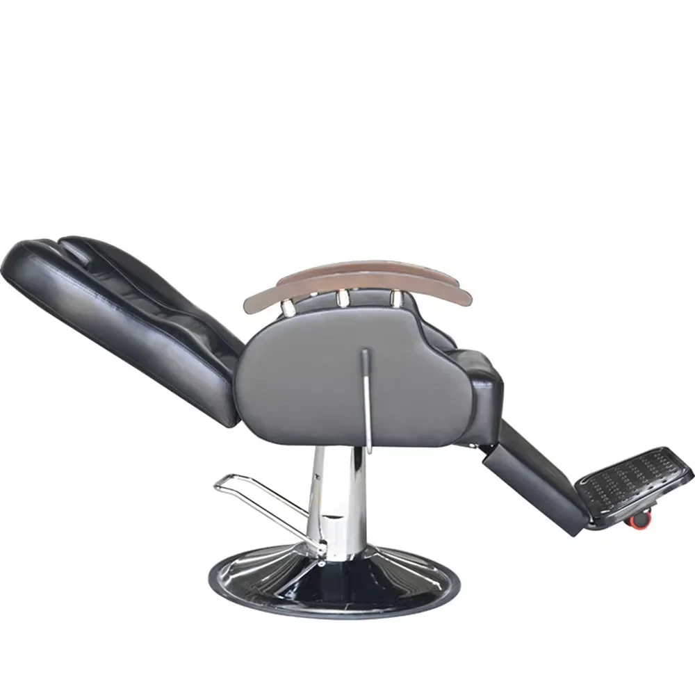 High Quality Beauty Barbershop Salon Equipment And Furniture Hair Saloon Chairs Metal Barber Chair