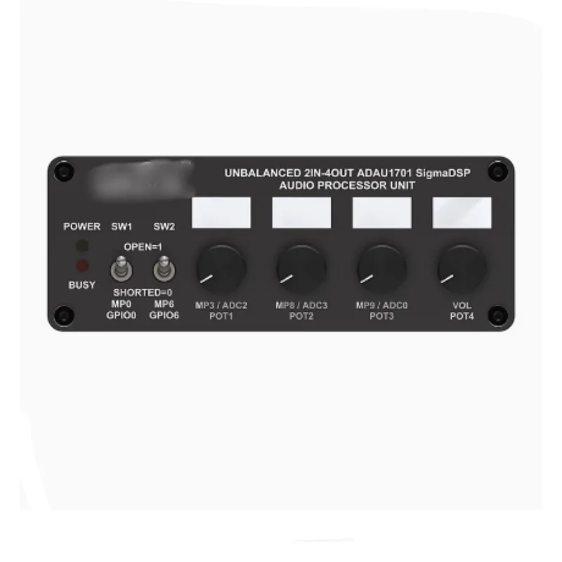 ADAU1701 2.1 4.0 DSP Audio Processing Front-stage Signal Board 2 in 4 out Electronic Two-way Subwoofer