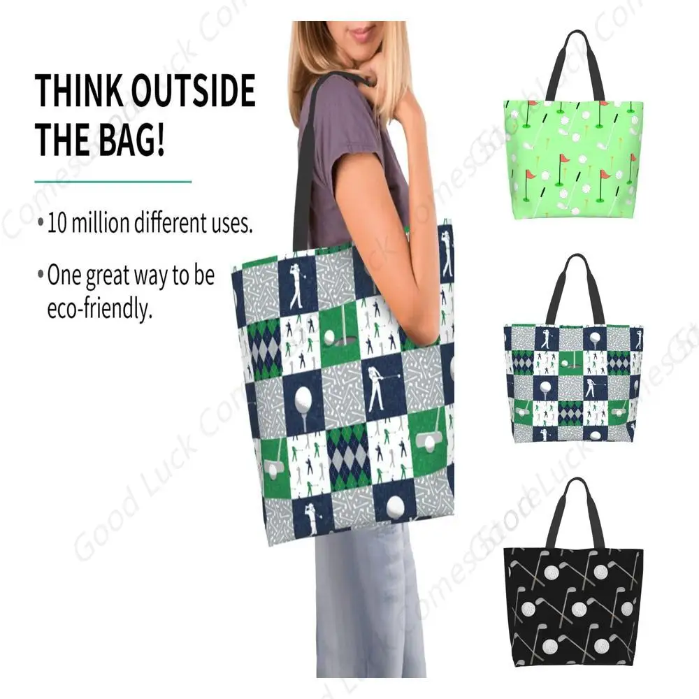 

Симпатичная большая сумка с принтом для гольфа для женщин и мужчин