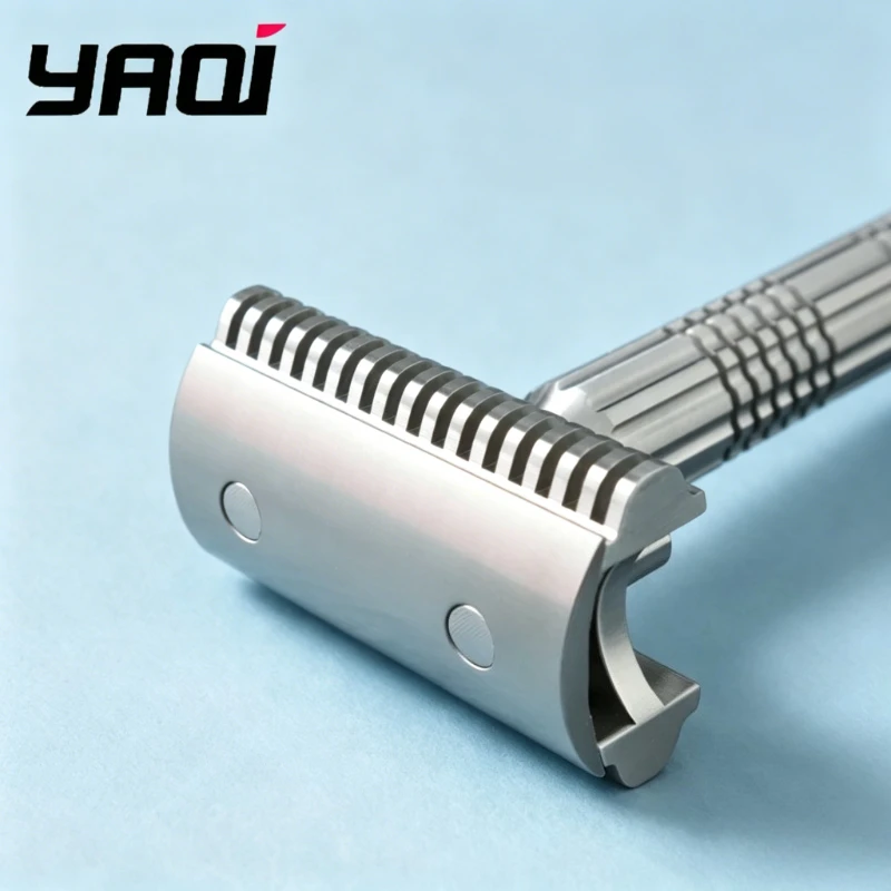 2026 New Arriva！YAQI Raw Color Version Bohemia 316 Stainless Steel Adjustable Baseplate Men Safety Razor