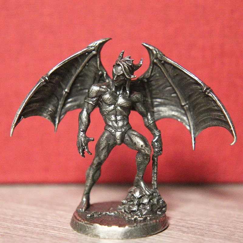 Abyss Demon Fighting Soldiers Man Woman Model Figurines Miniatures Desktop Toy Ornaments Vintage Decorations Crafts Accessories