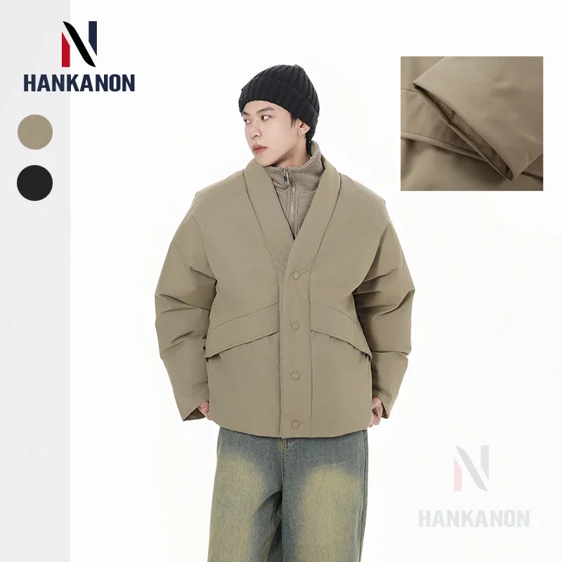 Herren Einfachheit Stil koreanischen Stil Baumwolle gepolsterten Mantel, Winter neue Mode All-Matching Jacken mantel, hochwertige Stoff