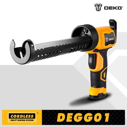 DEKO DEGG01 Automatic Electric Glue Gun Heat Hot Melt Multi-function Electric Pressure Sewing Seams Waterproof Glue