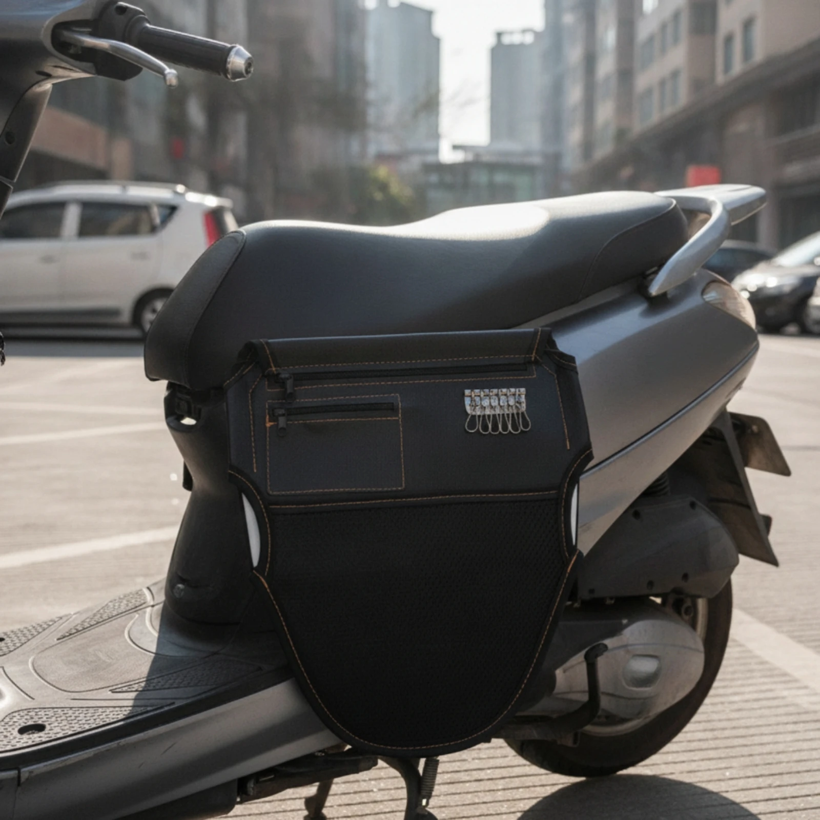Motorcycle Seat Organizer Long-Lasting Motorcycle Seat Storage Bag Scooter Underseat Bag Practical Large Capacity