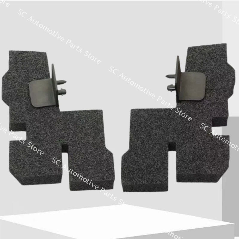 1 قطعة لنيسان تيدا 2005-2022 سيارة السيارات هود الإسفنج عازلة كتلة رغوة الإسفنج على كلا الجانبين غطاء محرك السيارة