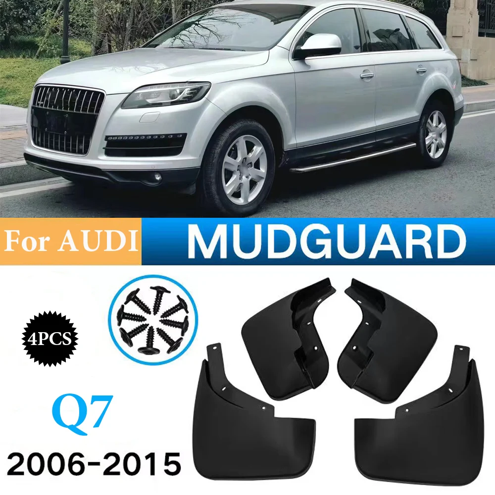 

4pcs Car Mud Flaps For Audi Q7 2006 2007 2008 2009 2010 2011 2012 2013 2014 2015 Mudflaps Splash Guards Mudguards Fender