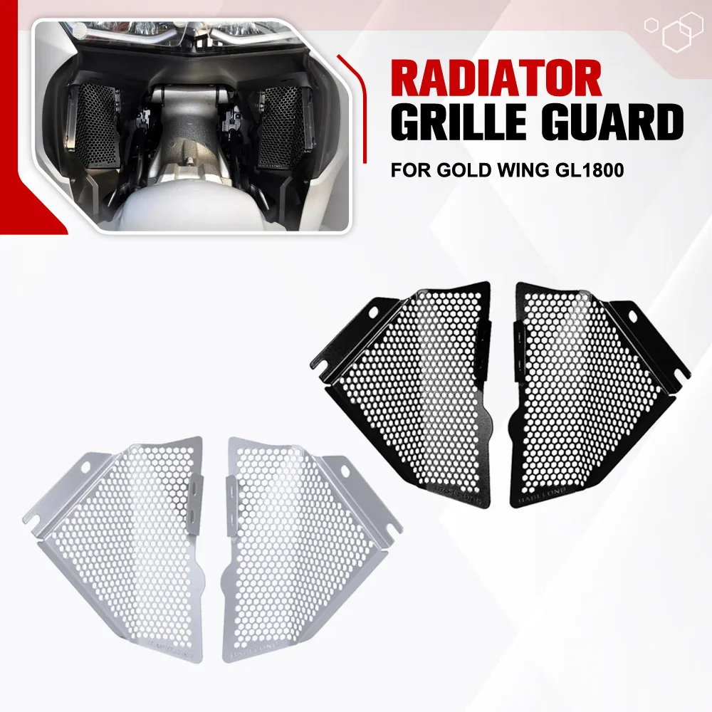 

For Honda Gold Wing GL1800/B F6B 2018-2025 Motorcycle Accessories Radiator Guard Engine Cooler Grille Cover Protection Aluminium