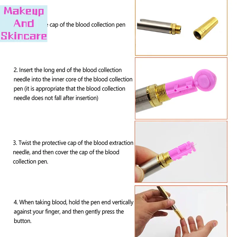 「50Pcs Lancets For Diabetes Blood Glucose Testing 30G Count Diabetic Lancets For Less Pain Universal Sterile Needles」