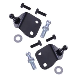 2 Sets Car Gas Strut End Mounting Bracket Support Ball Pin Stud Bolt Fitting for Bonnet Hood Tailgate