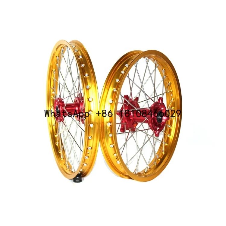 

Motorcycle accessories 21 19 inch aluminum alloy Motocross Wheels For cr crf