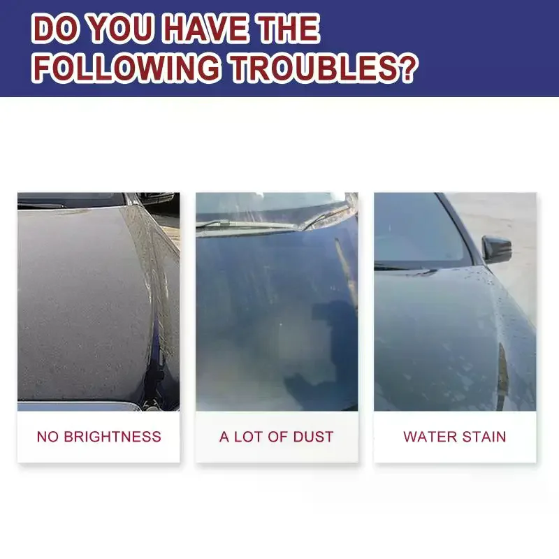 3 In  Car Coating Spray Ceramic Paint Protector Fast Acting Plastic Restorer for Detailed Vehicle Cleaning Scene