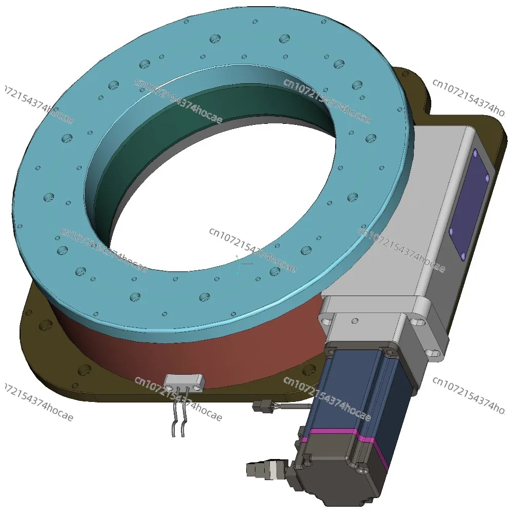 Large hole turbine rotary table, cam roller numerical control indexing plate, diameter 300-600 bearing 1 ton -5 tons
