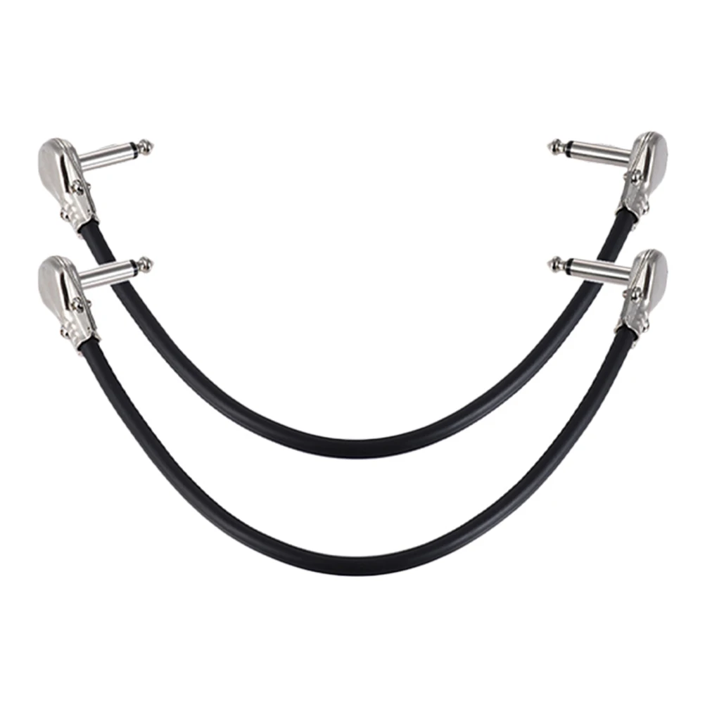

2 Pcs Electric Guitar Effect Cable Cord Major Bass Audio Effector Patch Cables Pvc Pedal Guitars