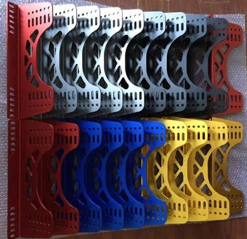 Modified racing seat reinforced L-plate fixing bracket, thickened side plate, slide rail fixing frame