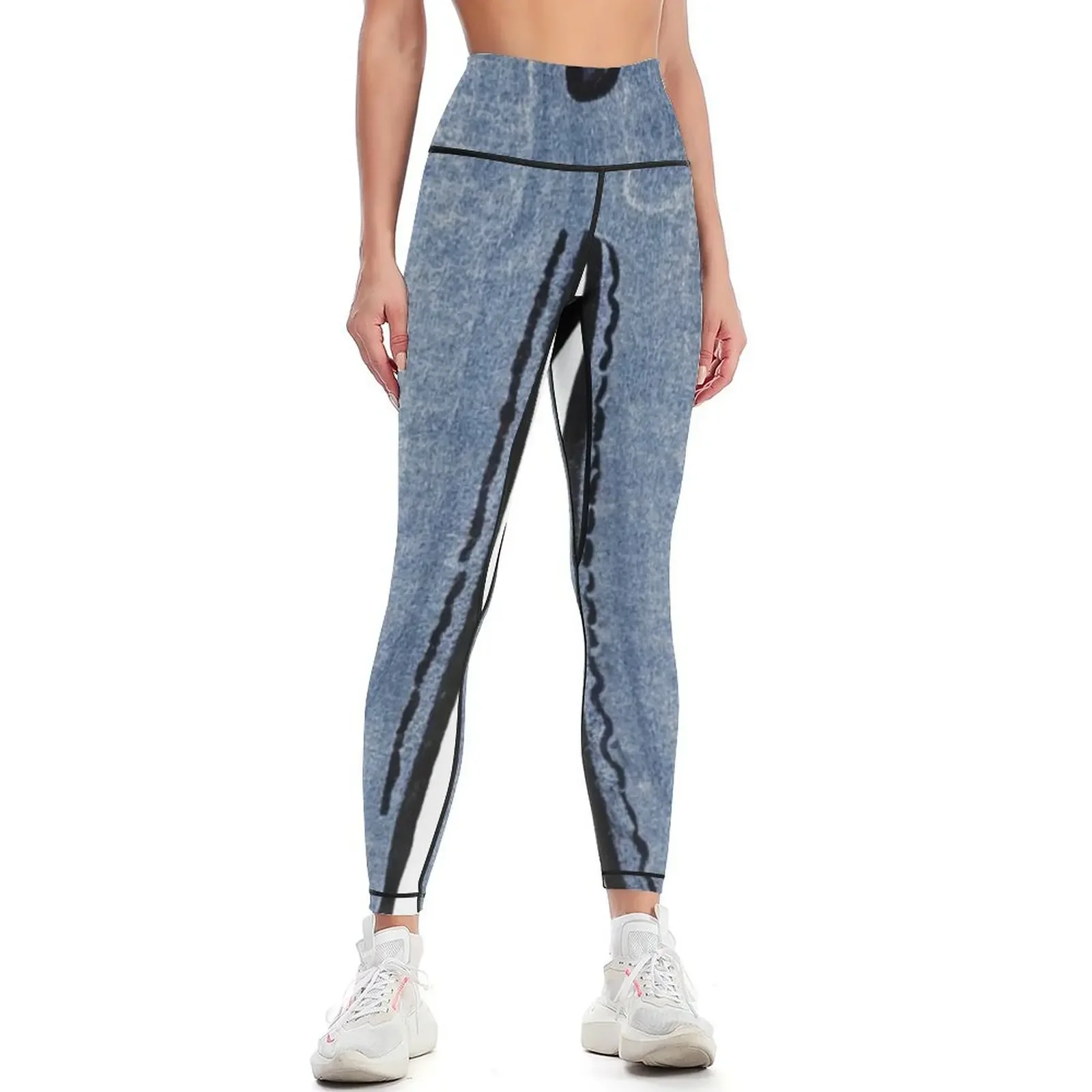 

Pair of Cuffed Mom Jeans Leggings sports for push up sports tennis for Women's pants Women's sports pants Womens Leggings