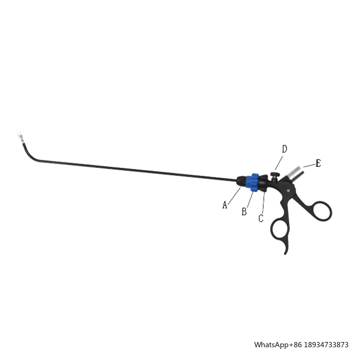 Articulating Bipolar Electric Coagulation Forceps Single Port 360 Degree Rotatable Steel Laparoscopic Surgical Instruments