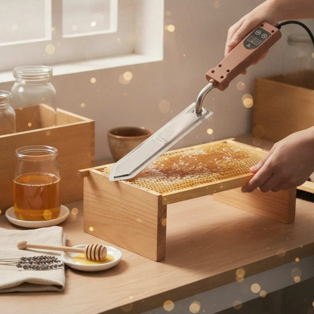 Electric Uncapping Knife Heated Honey Knife with Digital Display Hot Beekeeping Tool for Apiary Equipment