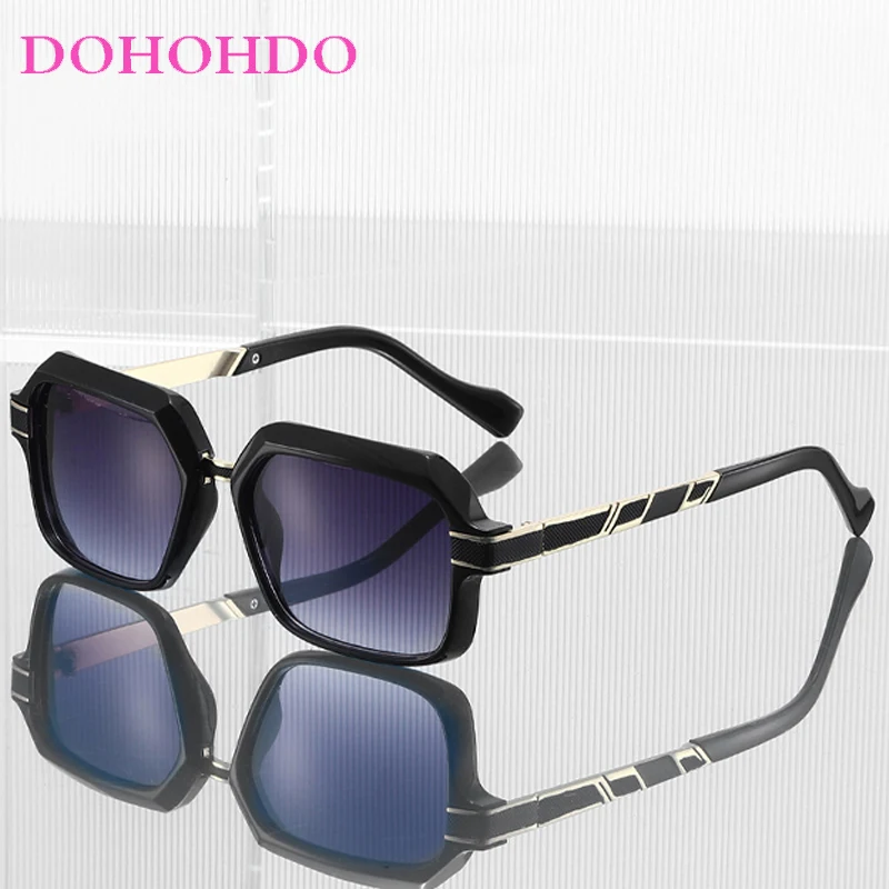

New Luxury Metal Square Frame Outdoor Sunglasses Trendy Brand Designer Sun Glasses Summer Traveling Driving Shades UV400 Lunette
