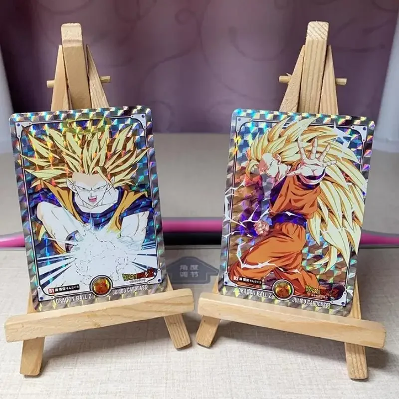 9 pz/set Dragon Ball Jumbo Cell Majin Buu Anime personaggi del gioco Self Made Classic Series Color Flash Limited Collection Card Toy