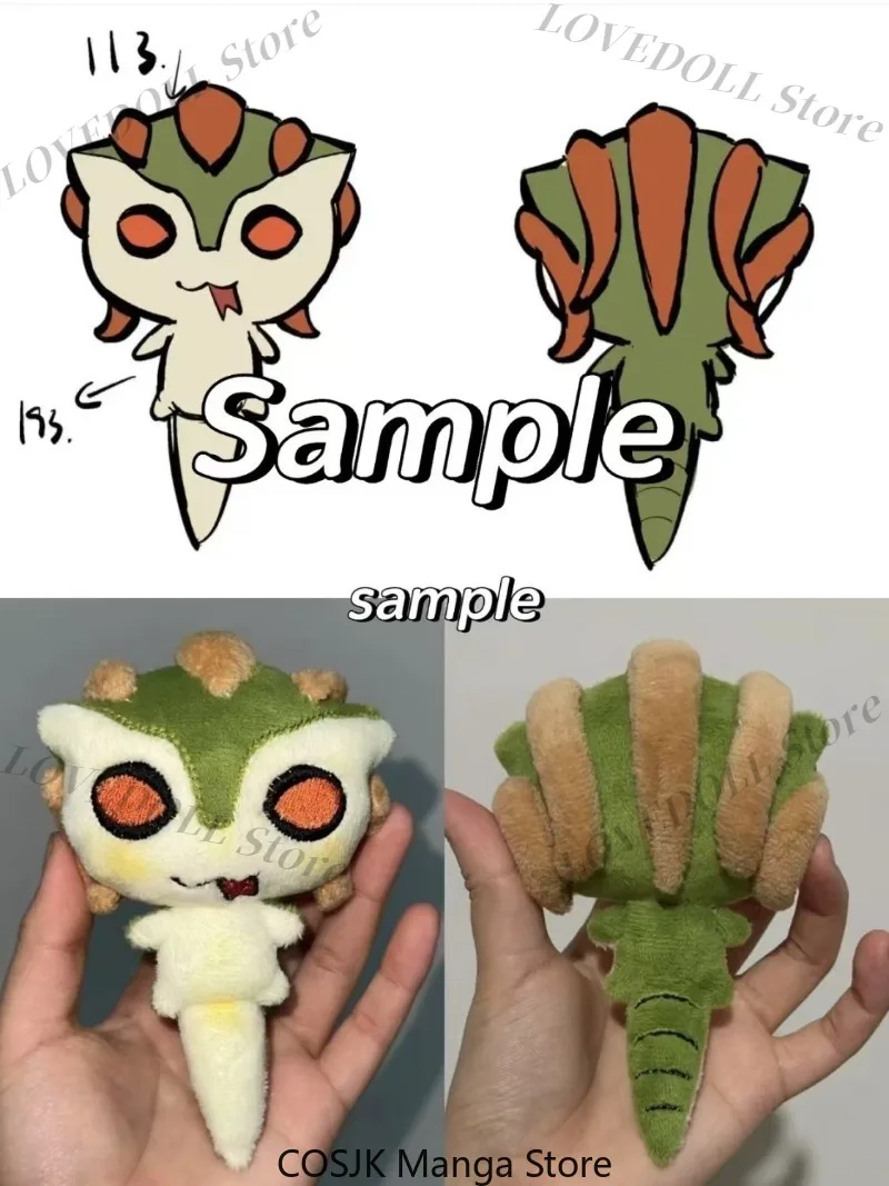 Amine Identity V  Attributes Cute 10cm Cotton Doll Game Peripheral Plush Pendant Cartoon Figure Model Collectible Gift