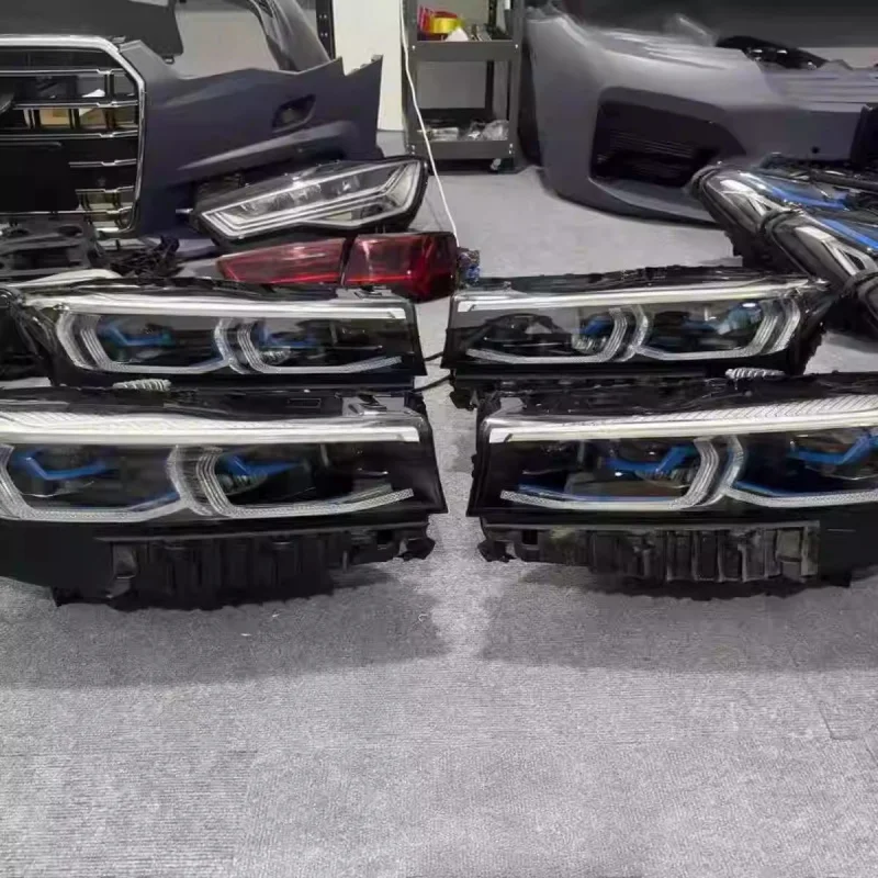 Suitable For BMW 7 Series G12 F02 730 740 Old Models, Modified Upgraded To New Front Rear Bumper, Headlights, And Tailli