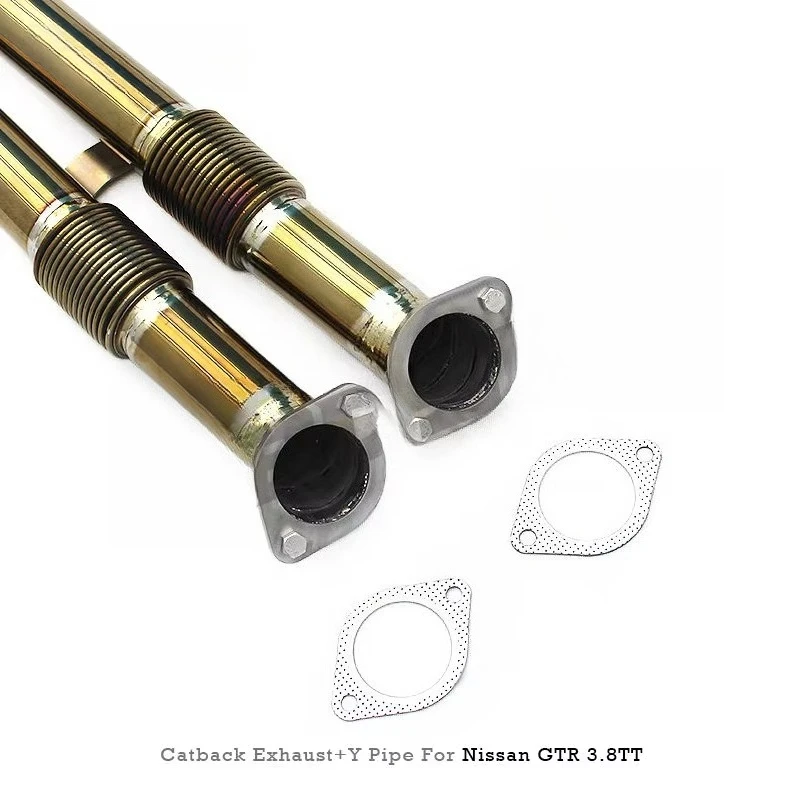 OEM Titanium Catback Racing Exhaust with Valve for  GTR/GT-R R35 3.8TT 2008-2023 Thick Y-Pipe Muffler 3-Year Warranty