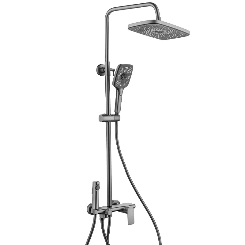 

Bathroom full copper shower shower set, household bathroom bath