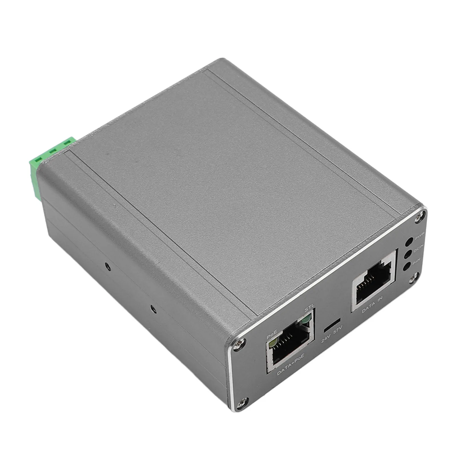 Injektor PoE Gigabit 150W DC12V-51V wejście, DC57V wyjście, adapter Ethernet PoE dla standardu Gen 3, podwójne wejście PoE.