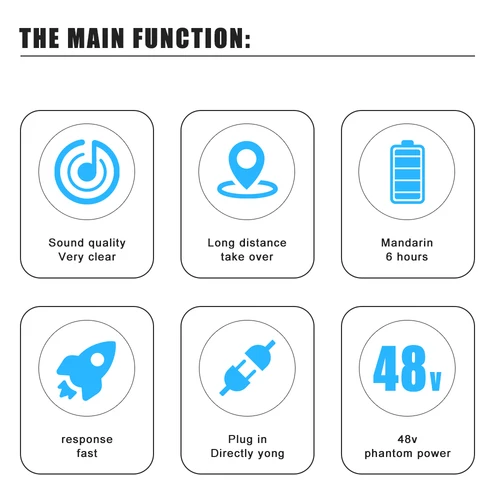 Imagen 2 del producto LEUS U2 UHF convertidor de micrófono inalámbrico XLR transmisor/receptor micrófono sistema inalámbrico para micrófono dinámico/condensador