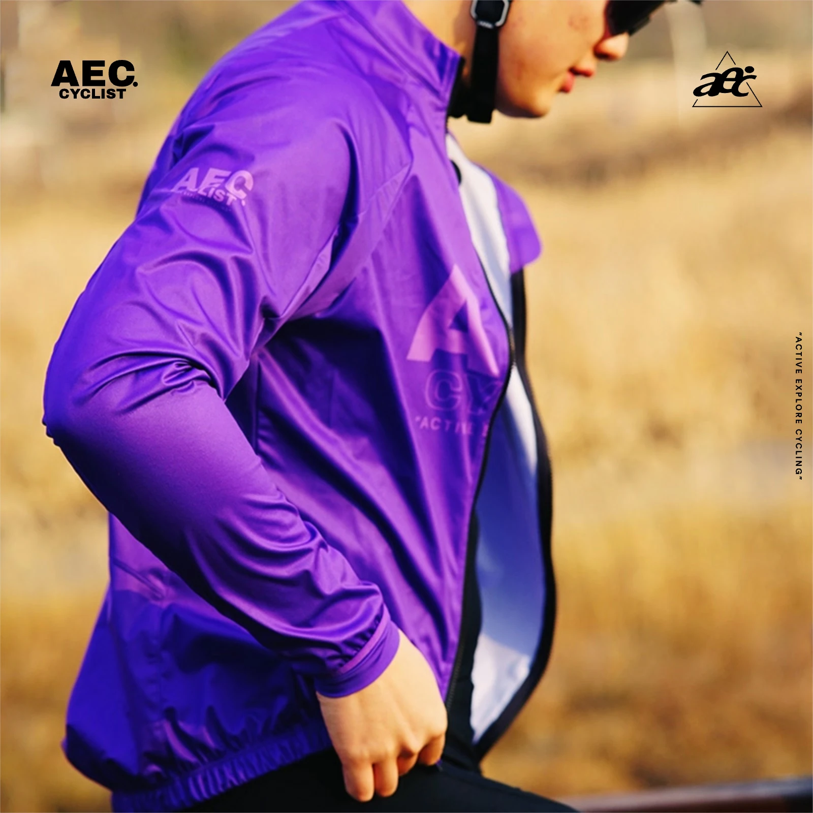 

AEC Windbreaker Cycling Jacket Autumn Men's Long Sleeve Bike Coats XuanQi Series Cold Resistant Thermal Bicycle Clothes