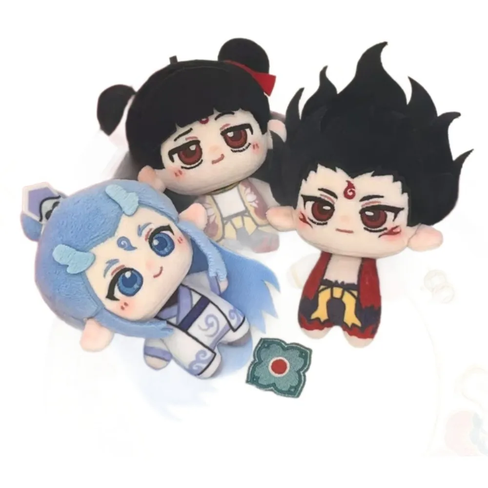 Nezha: الشيطان الطفل يزعج البحر آو بينج ونيزها ألعاب من نسيج مخملي Kawaii الكرتون أفخم دمية هدية الكريسماس للبنين والبنات #2