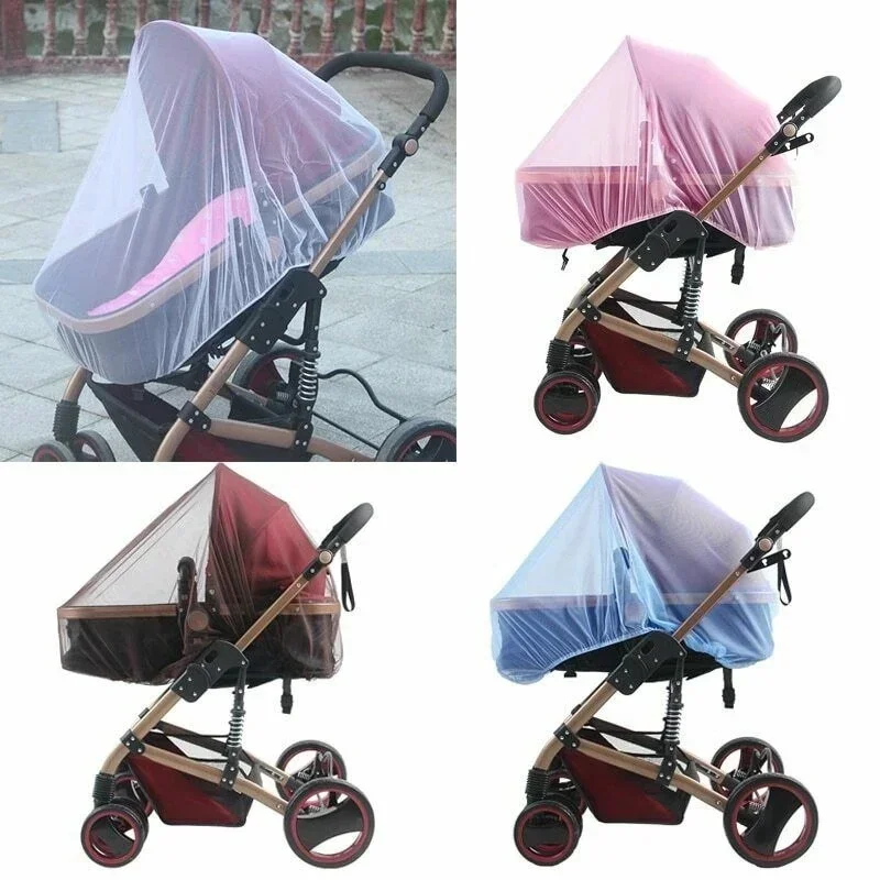 New 150cm Baby Stroller Pushchair Mosquito Insect Shield Net Safe Infants Protection Mesh Baby Stroller Accessories Mosquito Net