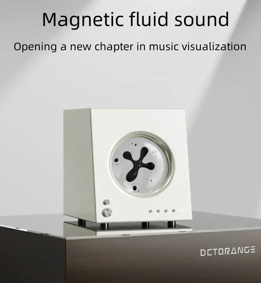 Magnetic Fluid Audio Bluetooth Venom Rhythm Lamp Speaker Subwoofer High Sound Quality Desktop Liquid Decoration