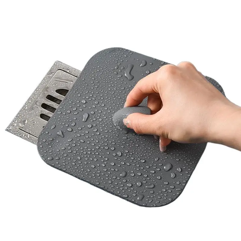 Bathroom Floor Drain Deodorant Pad Insect Resistant Anti Odor Sewer Stopper Anti Smell Mat for Laundry Room Shower Toilet Kitch