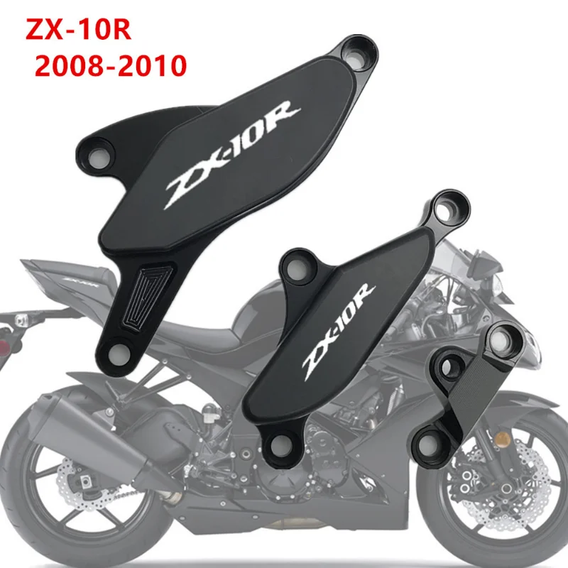 モーターサイクルアルミフレームスライダーアクセサリー,カワサキzx10r ZX-10R 2008-2010用落下防止,クラッシュ保護