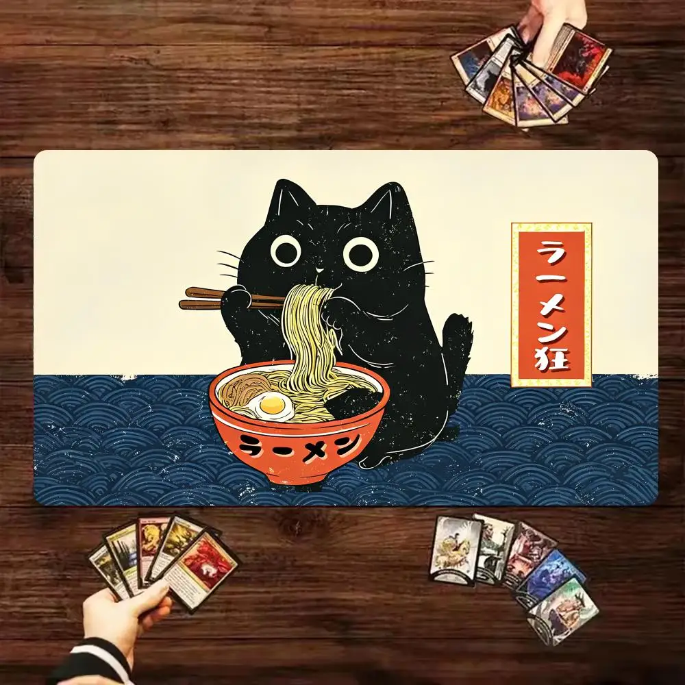 Cat Eat Ramen MTG Game Mat 24