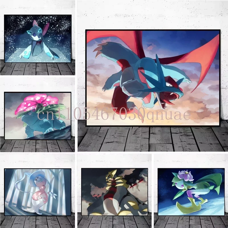 pokemon-umbreon-bulbasaur-mewtwo-arte-em-tela-pintura-amigos-presentes-adesivos-de-parede-imagem-decorativa-classico-cartaz-casa