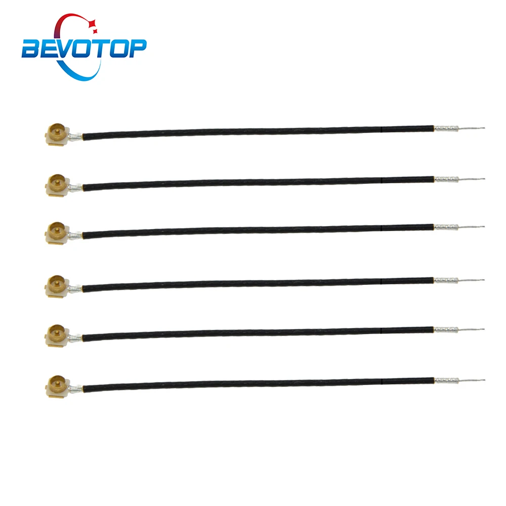 100pcs Open End   Cable uFL//1  1 Male Plug Connector WIFI Antenna RG113 1.13mm Extension Pigtail Cable Cord