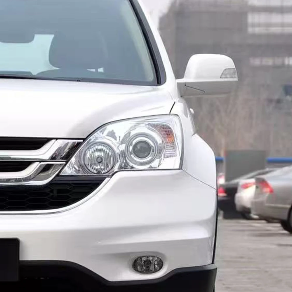 For Honda CRV 2007-2011 Led Car Front Headlamp Shell Transparent Lampshade Left Right Lens Headlight Cover Car Accessories