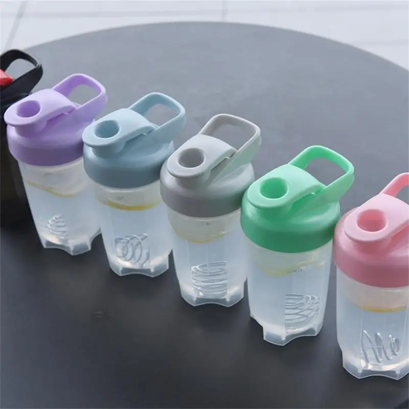 300ml Water Bottle For Drink Plastic Leak Proof Sports Bottles Protein Shaker Water Bottle Mixing Cup Kitchen Drinkware