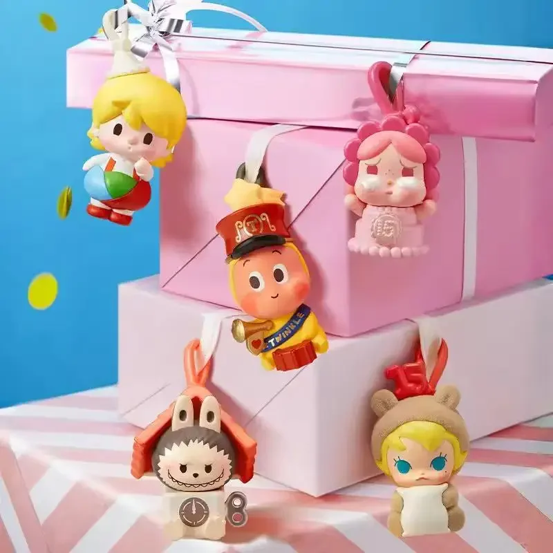 البوب مارت البوب فول احتفال هذه اللحظة سلسلة صندوق أعمى 15th الذكرى Kawaii أنيمي الشكل دمية صندوق غامض مفاجأة هدية