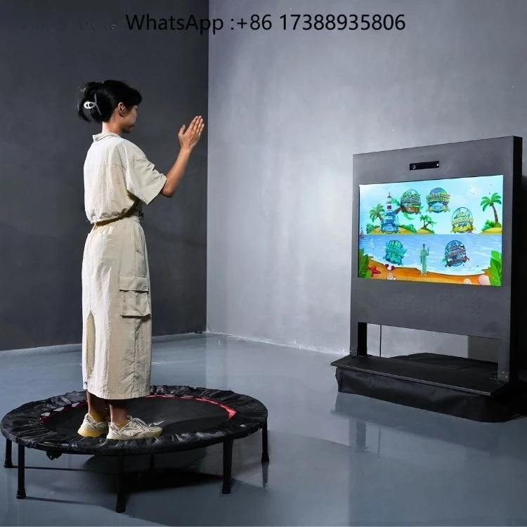 OneCraze Interactive 3D AR Wall Trampoline Games Children's Playground Equipment 55-inch LED Display Lightweight Advertising