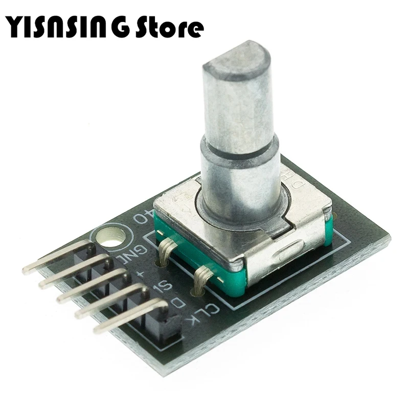 360 Degrees EC11 Rotary Encoder Module For Arduino Brick Sensor Switch Development Board KY-040 With Pins
