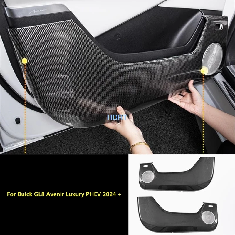 

Car Style Side Door Anti Plate Gate Kick Pad Guard Cover Protective Accessories Sticker For Buick GL8 Avenir Luxury PHEV 2024 +