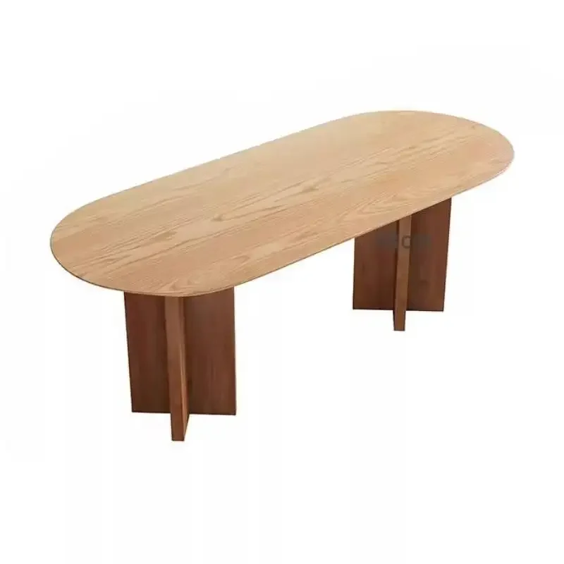 Garden Italian Dining Table Center Oval Unique Dinette Restaurant Dining Table Coffee Kitchen Mesa De Jantar Furniture For Home