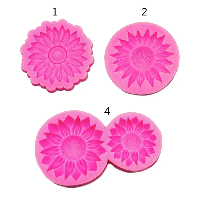 YUYU Flower Craft Silicone Mold Epoxy Car Air Outlet Mold Resin Casting Pendant Mold Suitable for Diy Crafts