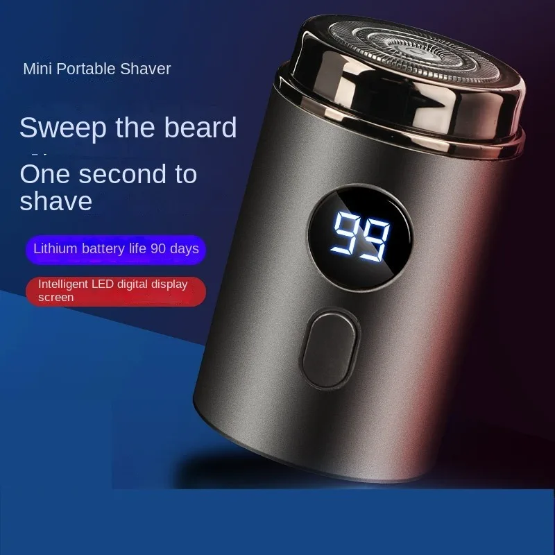 Electric Shavers Men Electric Shaver Rechargeable Type-c Charging Car Portable Shaver Led Digital Display Men Women Home Razor