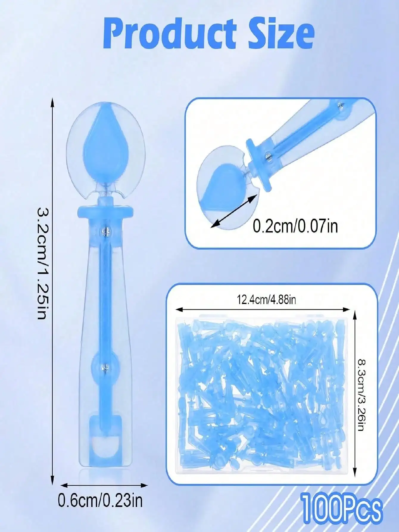 Aiguilles stériles jetables pour boutons, 50 pièces, outils professionnels d'extraction d'acné pour Salon et maison